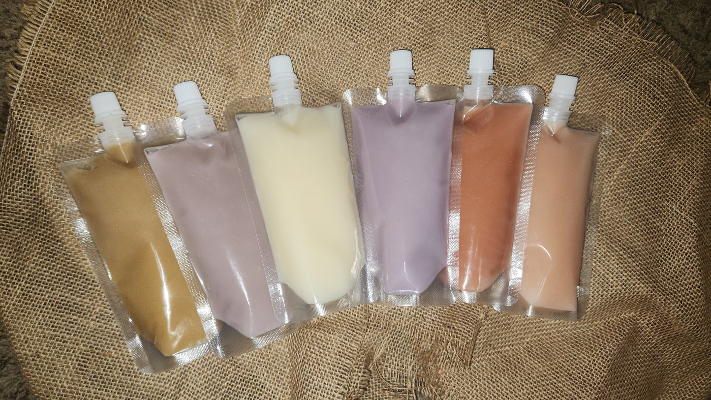 All available Scents for Squeeze Wax