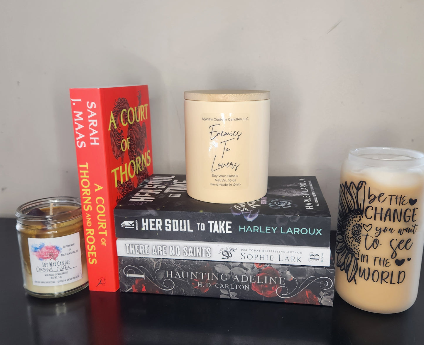Book Drop 12oz Candles (Cream Jars)