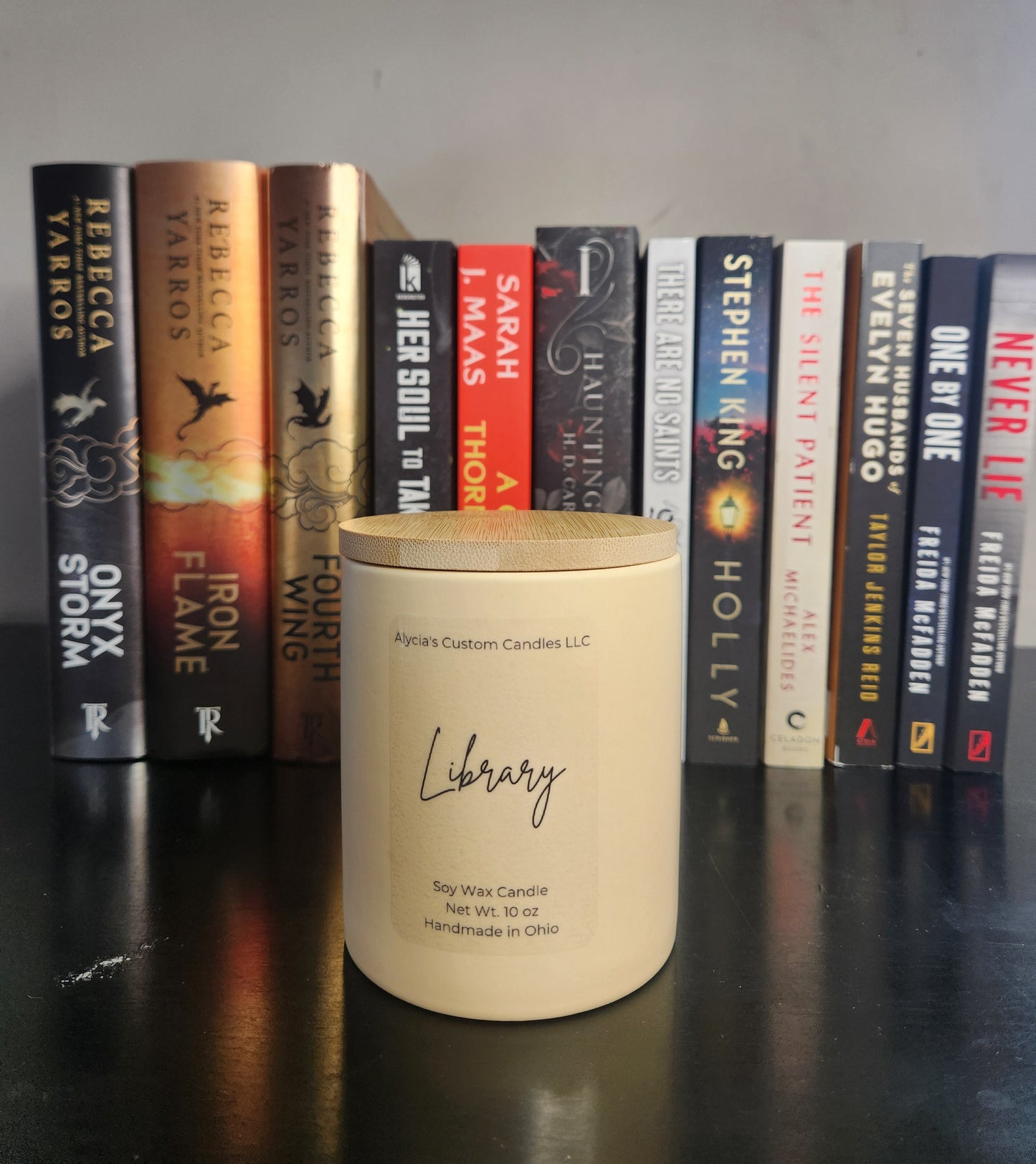 Book Drop 12oz Candles (Cream Jars)