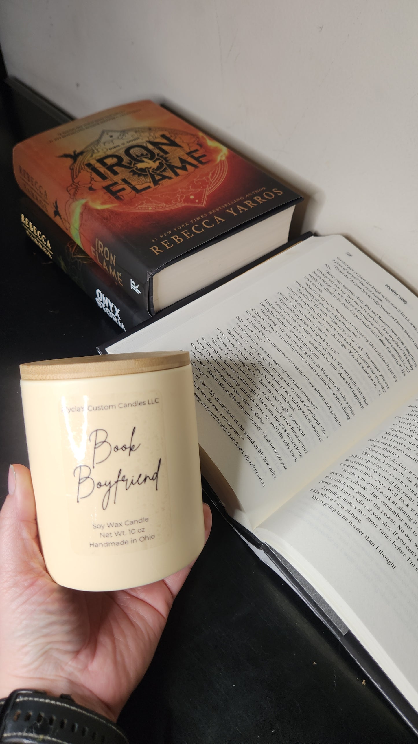 Book Drop 12oz Candles (Cream Jars)