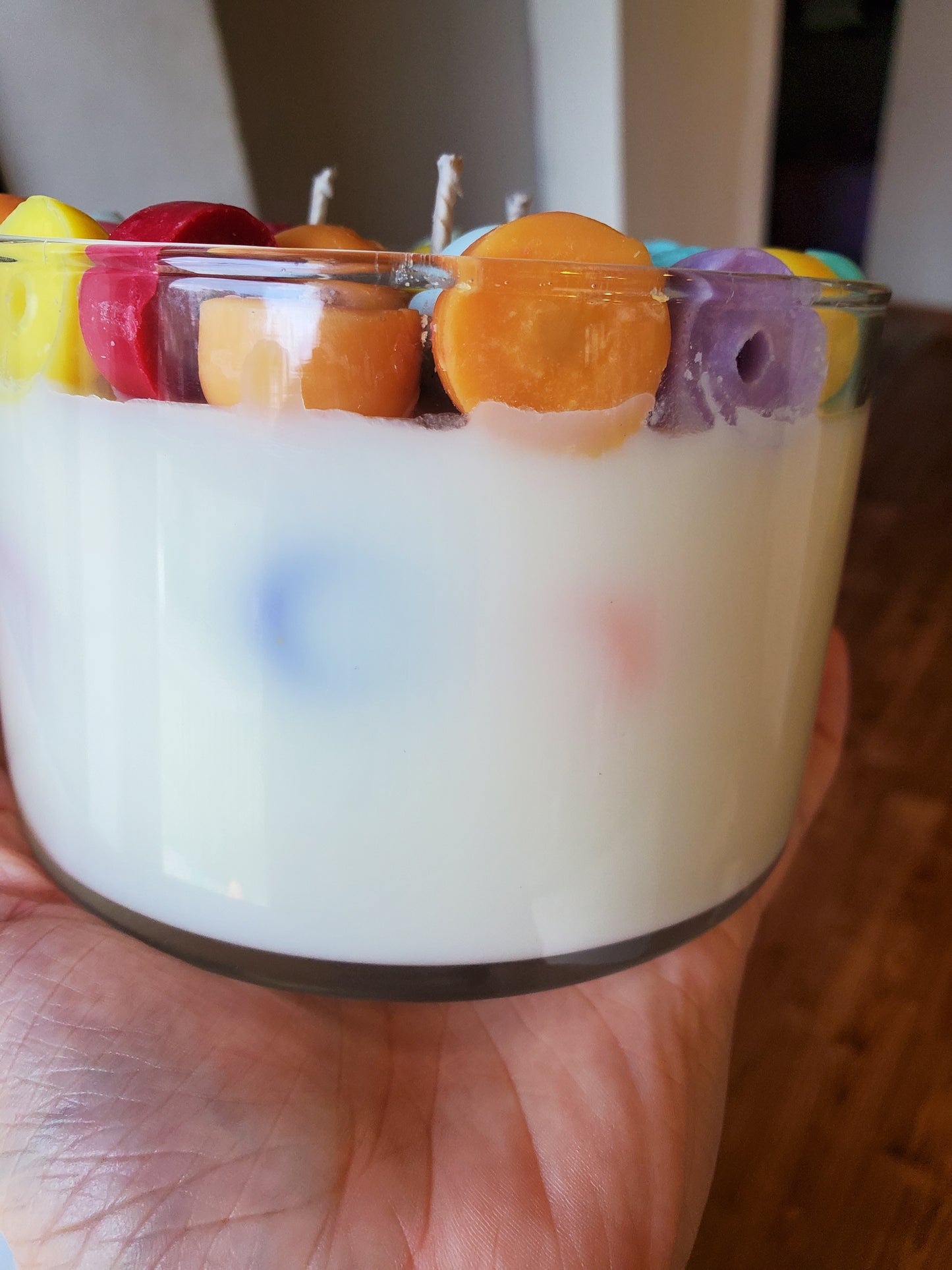 Fruit Loops Cereal Bowl Candle