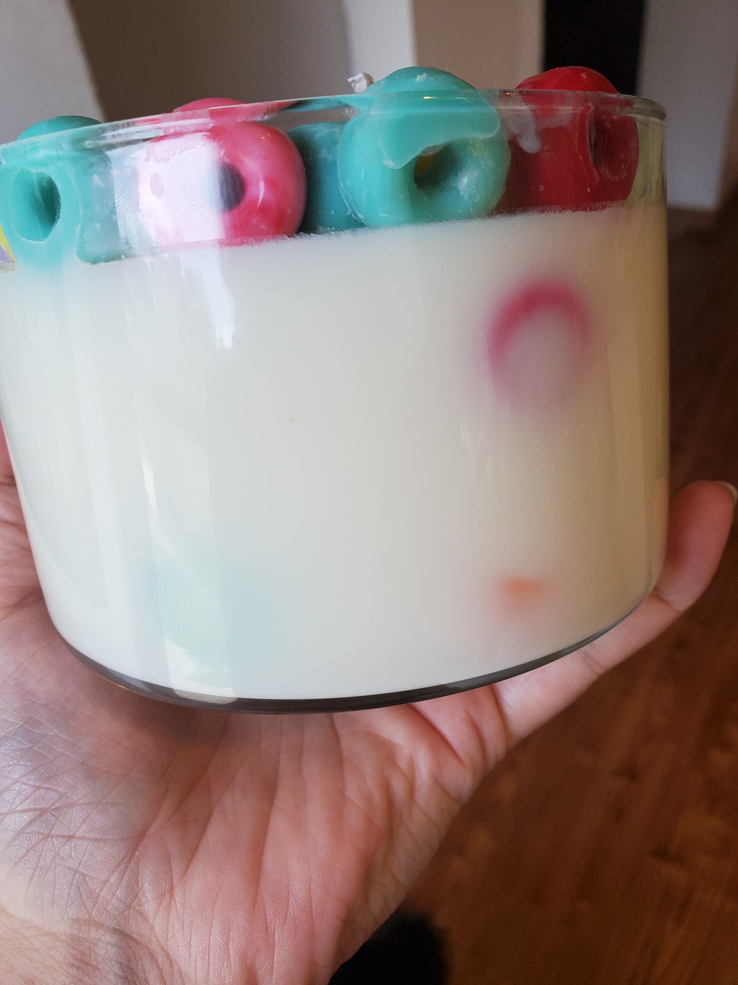 Fruit Loops Cereal Bowl Candle